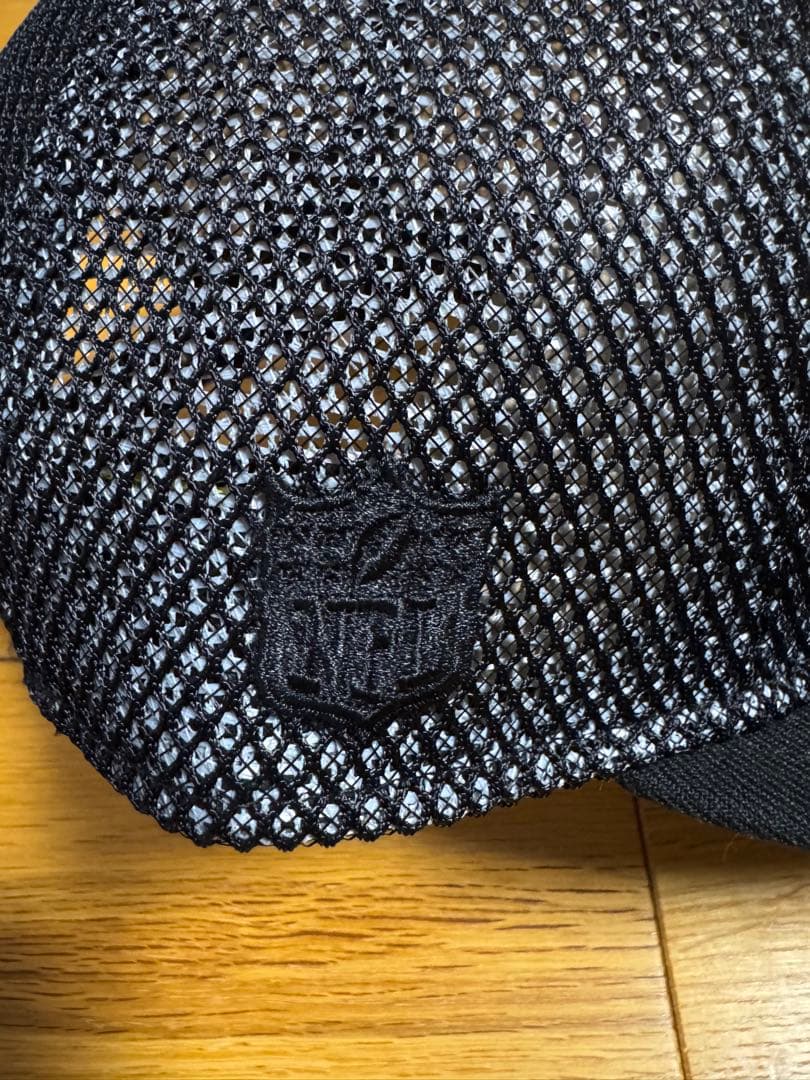 ニューエラNEWERA キャップNFLレイダース ダブルメッシュ ブラック