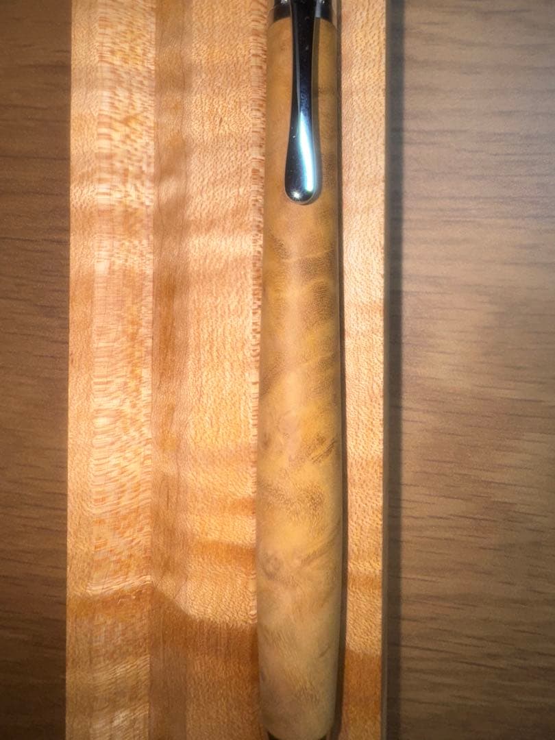 工房楔　ビルマの楠　瘤杢　ペンシル