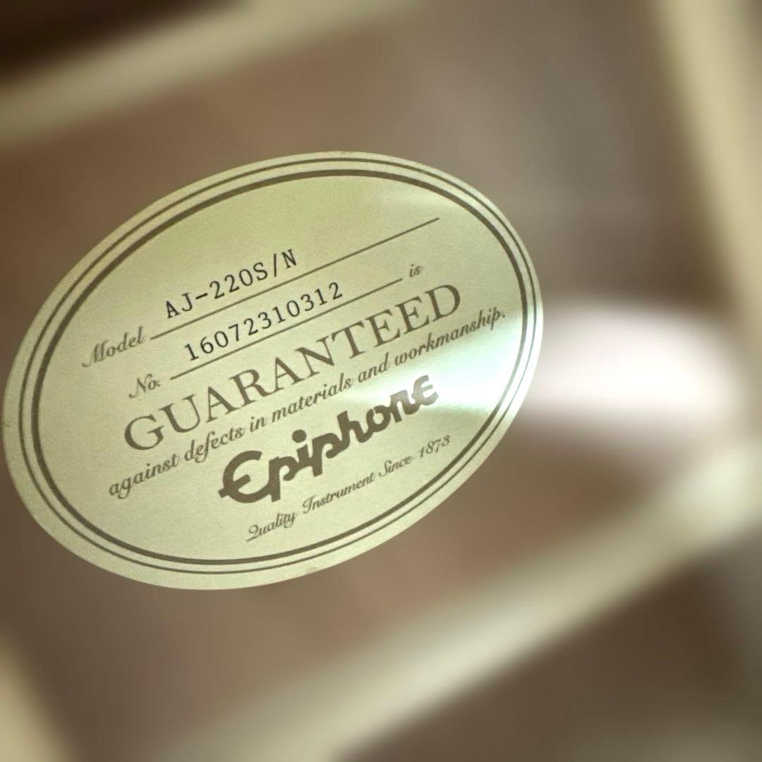 Epiphone AJ-220S/N アコースティックギター