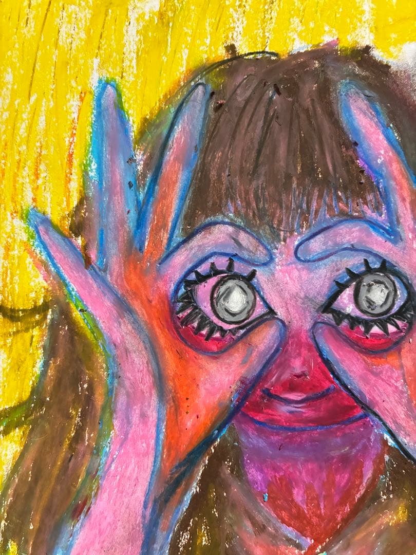 アート 絵画 イラスト 原画 女の子 病みかわいい 闇かわいい オリジナル