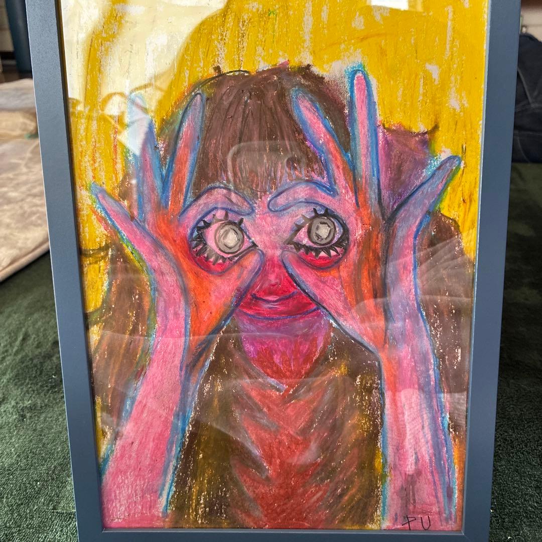 アート 絵画 イラスト 原画 女の子 病みかわいい 闇かわいい オリジナル