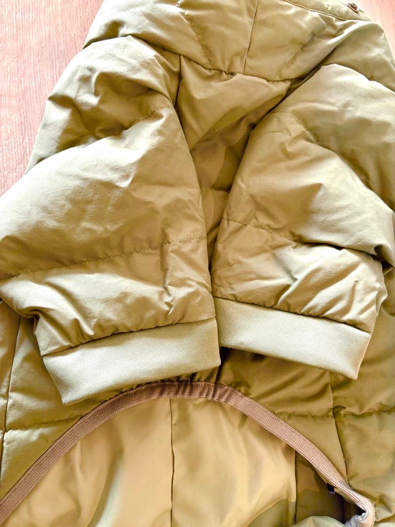  peak オリーブ ダウンジャケット 中型犬用