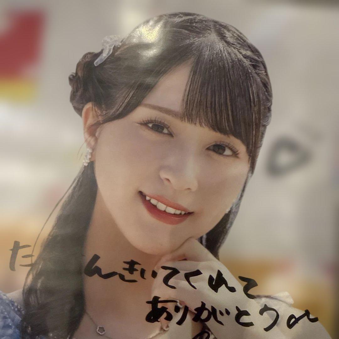 佐々木舞香 サイン入り 14thシングル写真ポスター