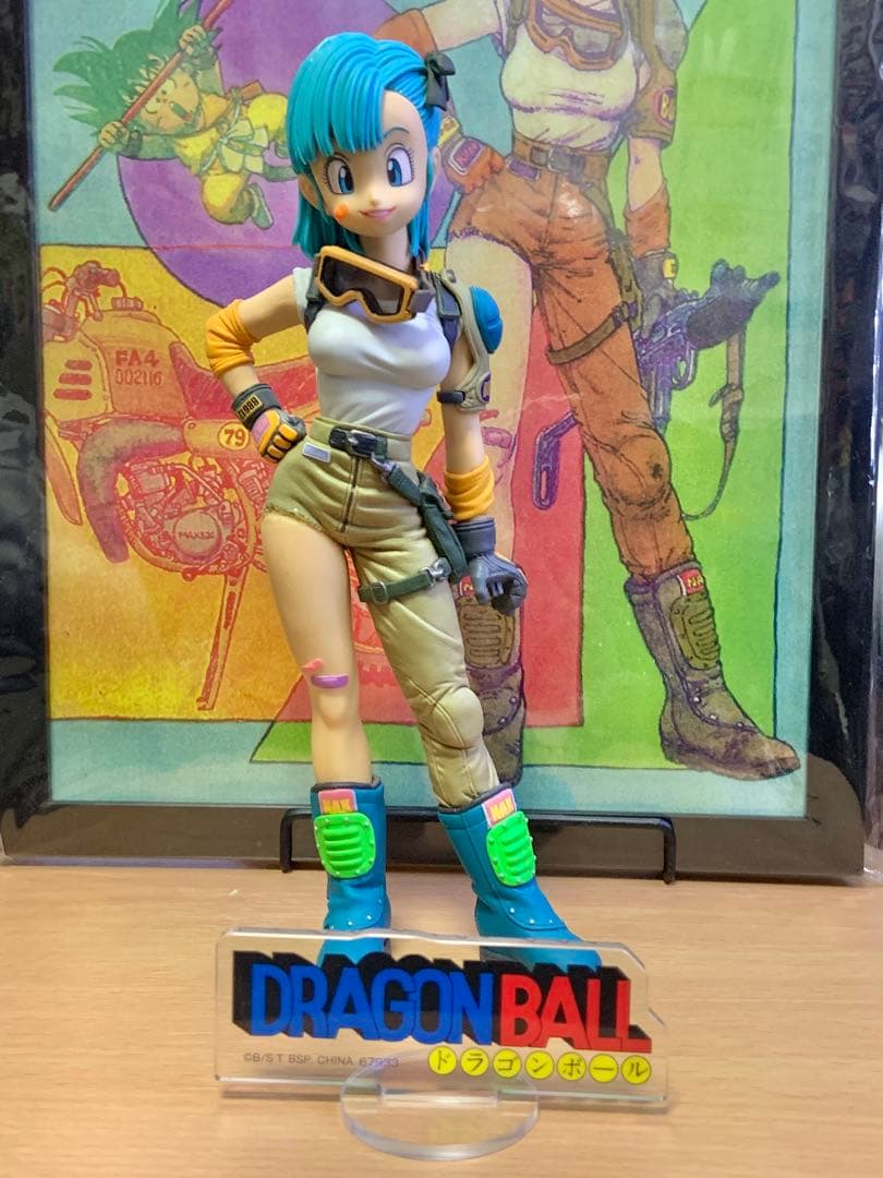 ドラゴンボール 造形天下一武道会4 ブルマ　ロゴアクスタ付き