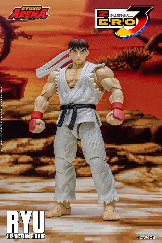 ストリートファイターZERO3 1/12スケール アクションフィギュア リュウ