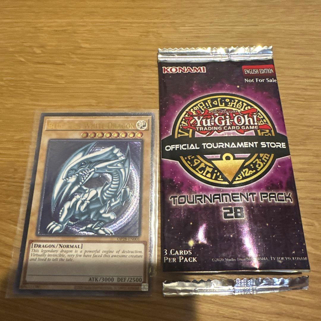 遊戯王 青眼の白龍 OTS28 レリーフ 北米版 OP28-EN001