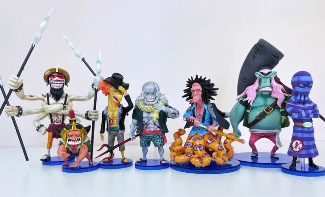 ワンピース 新魚人海賊団 ホーディ 9人セット フィギュア ガレージキット