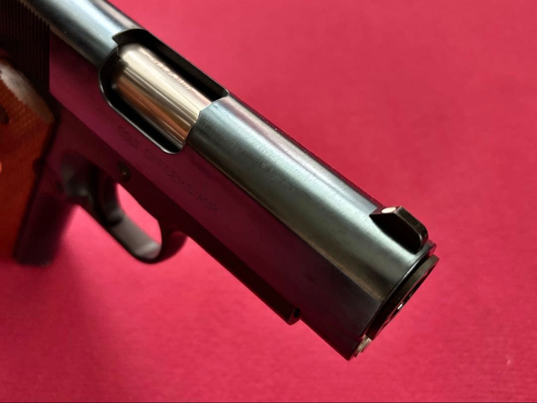 WA オフィサーズ45ACP 木製グリップ