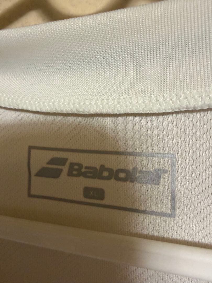 Babolat ホワイト　ワンピース　XL