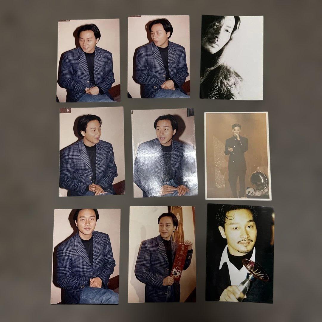 張國縈レスリーチャン/90年代生写真9枚セットL版サイズ