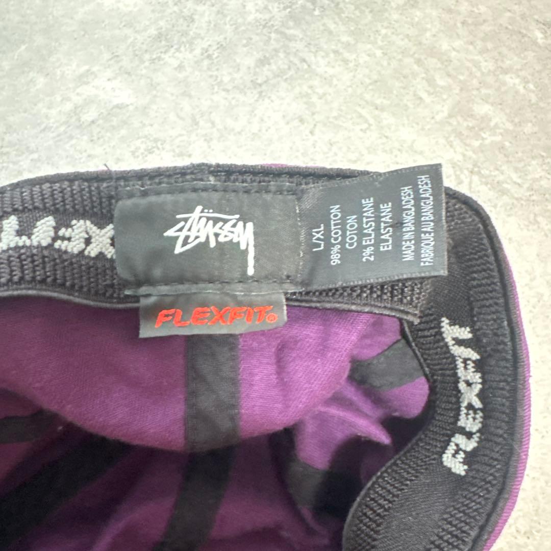 00's STUSSY シャドーマン刺繍 良色 キャップ