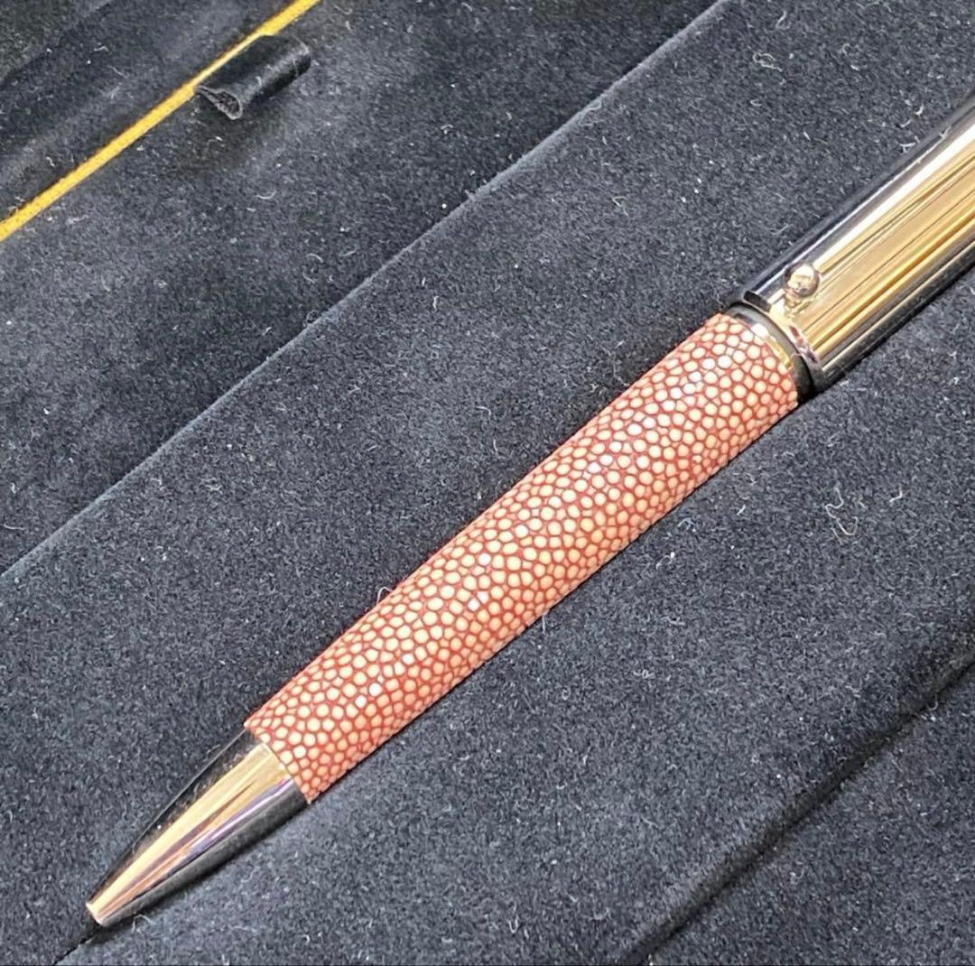 【限定品】ダンヒル サイドカー ガルーシャ革ボールペン　ピアノ塗装ケース付