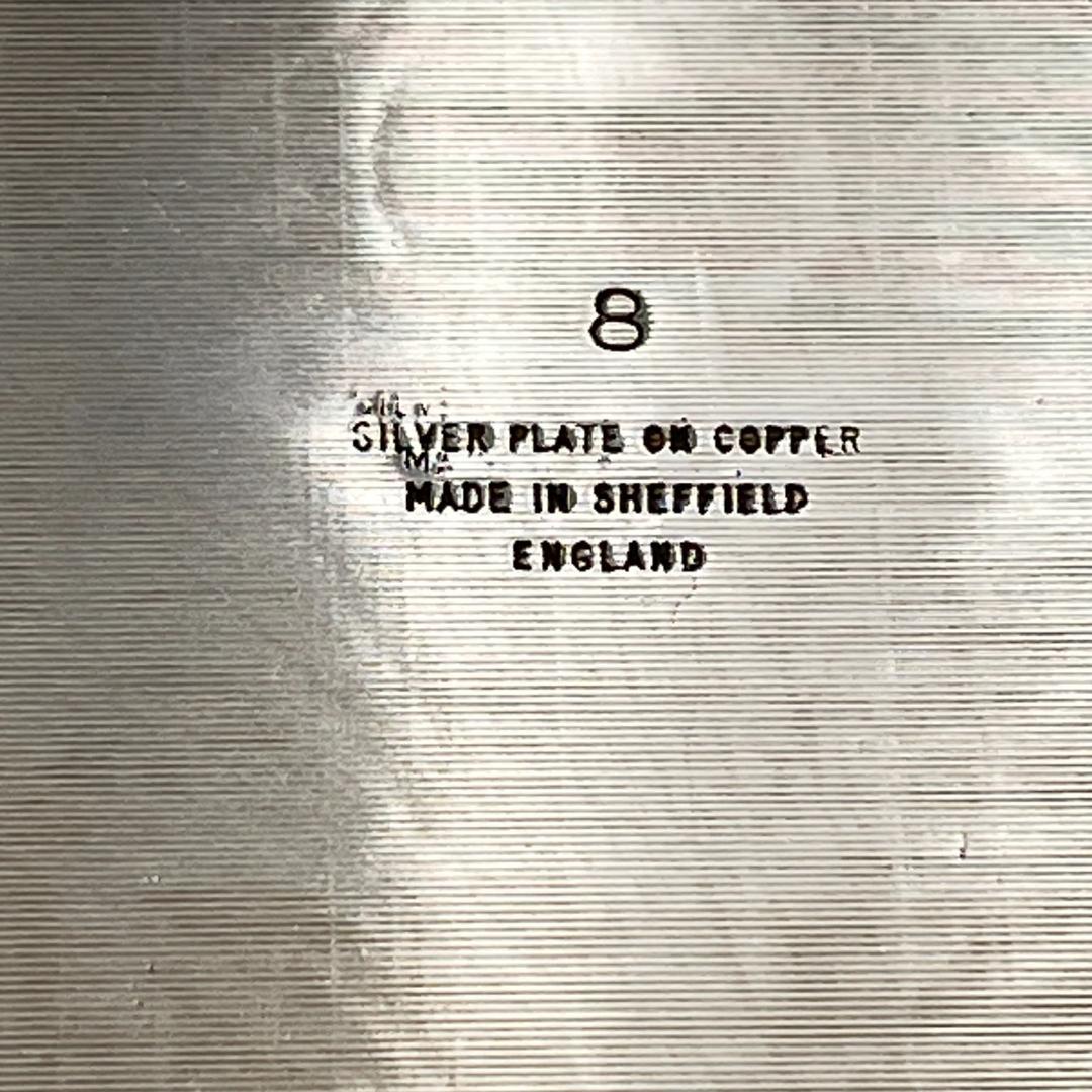 【英国】 ギャラリートレー オーバル型 41cm 装飾フット