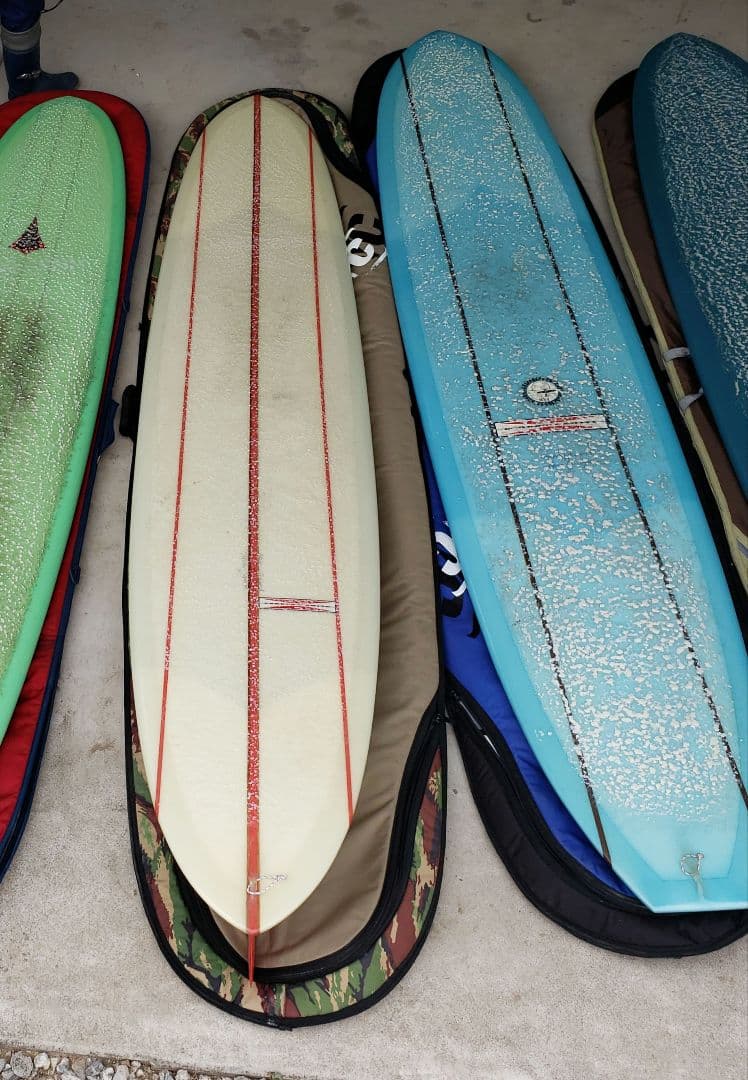 激レアヒンソンレッドフィンクラシックヴィンテージロングボード9'69'4HY-2