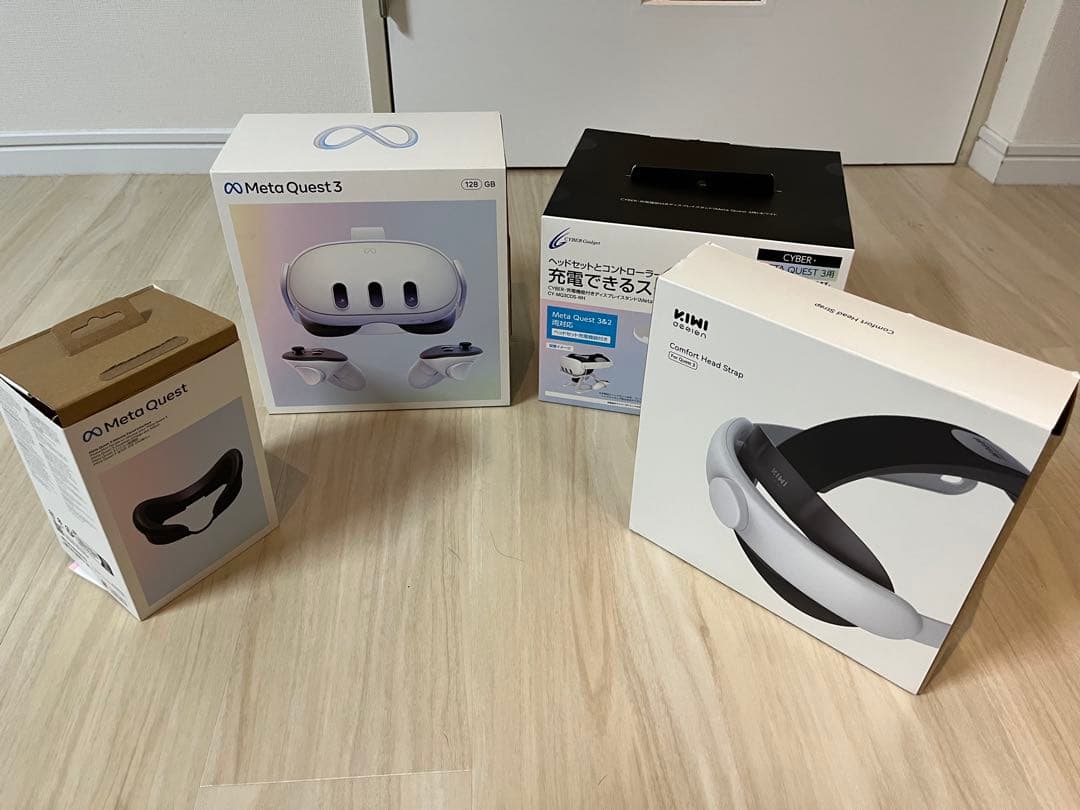  quest3保証書付　動作確認済　本体＋アクセサリー3点