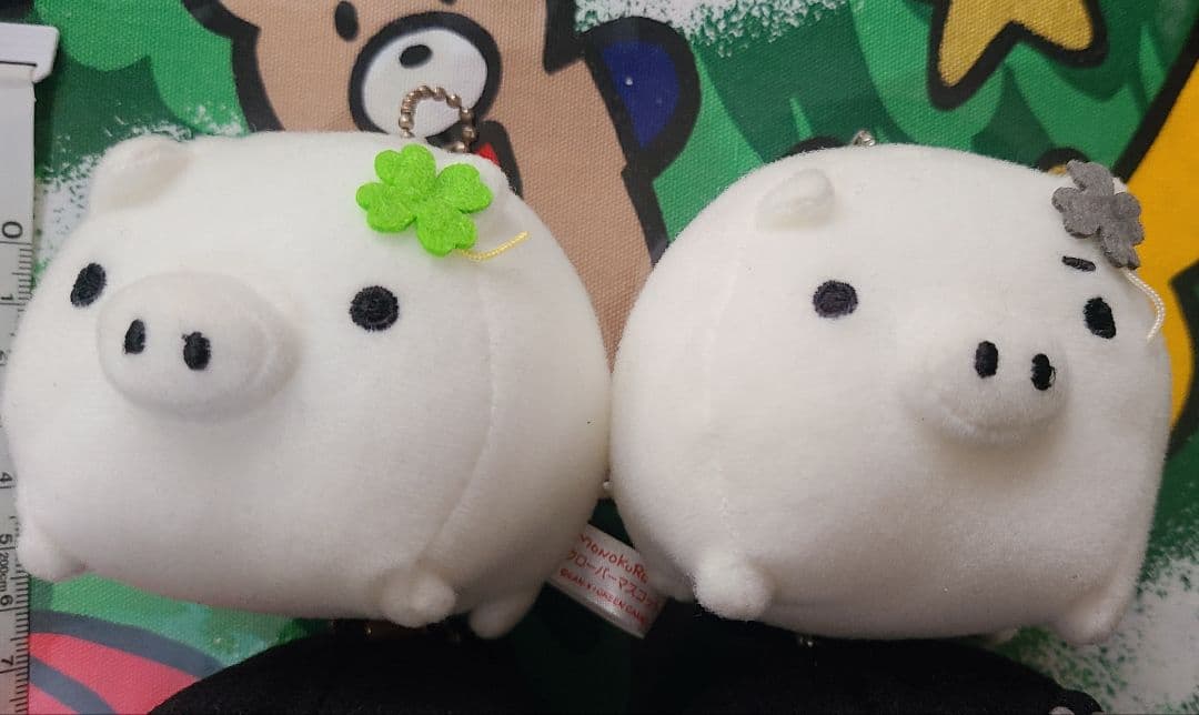 モノクロブー ぬいぐるみ 4つ葉のクローバー‪ 全4種