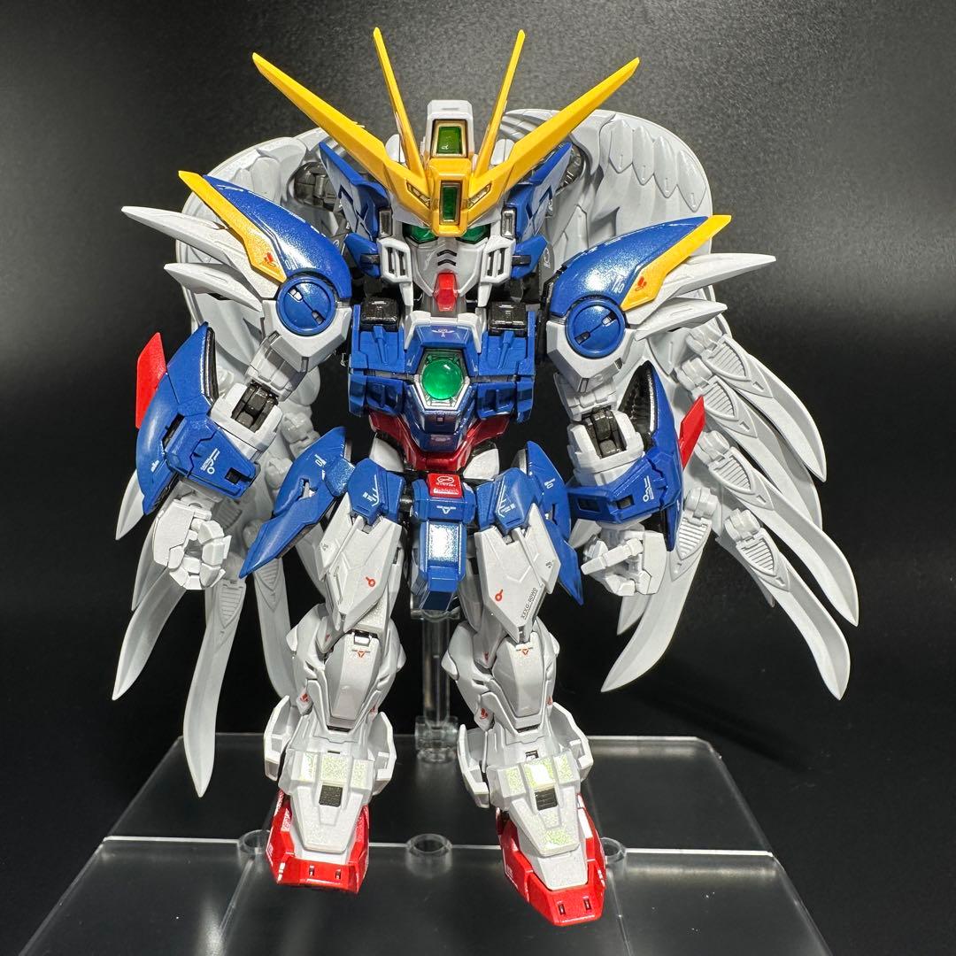 リンプラパール塗装　MGSD ウィングガンダムゼロEW
