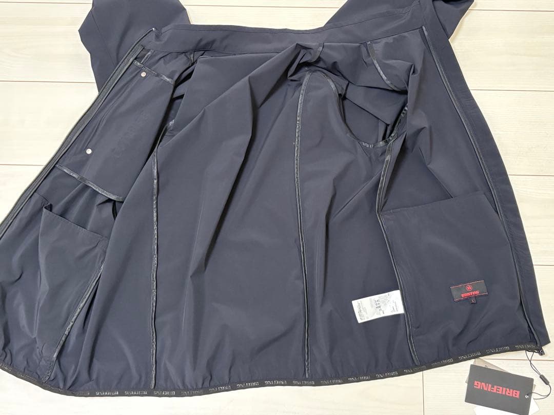 未使用)ブリーフィング ゴルフ ウインドブルゾン メンズ サイズL ブラック
