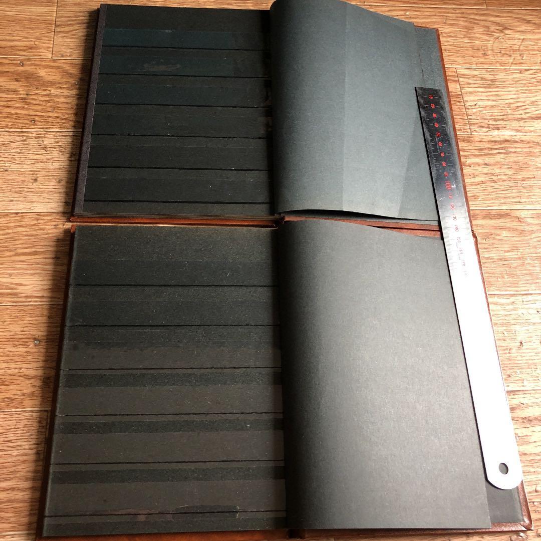 ブランド品な切手ストックブック2冊218×160mm各12ページ6段透明シート！