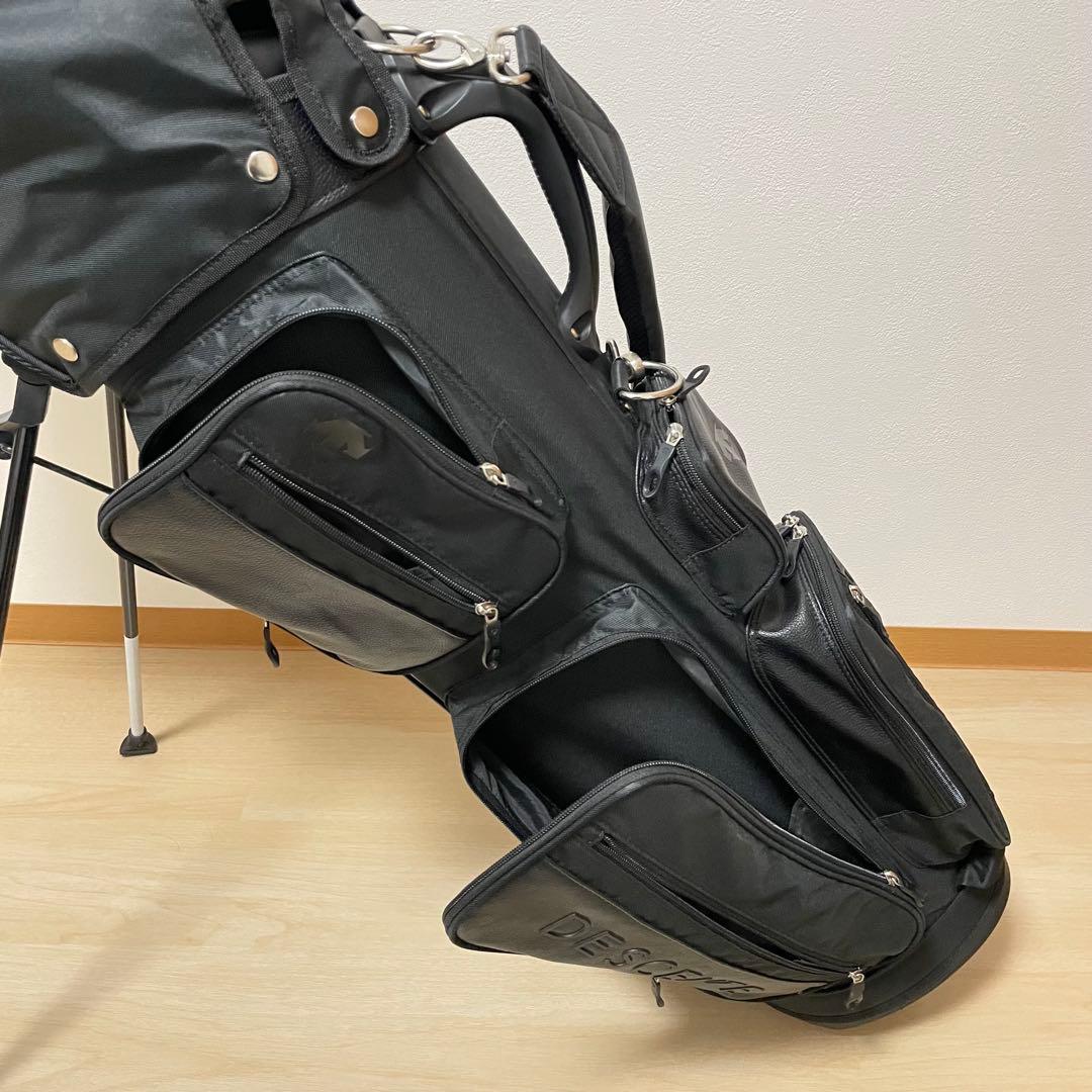 【送料無料‼️】DESCENTE デサント　ゴルフ　キャディバッグ　スタンド式