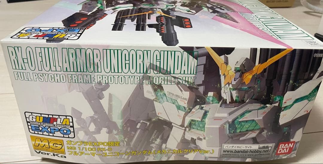 ガンプラEXPO 限定 フルアーマーユニコーンガンダムメカニカルクリア