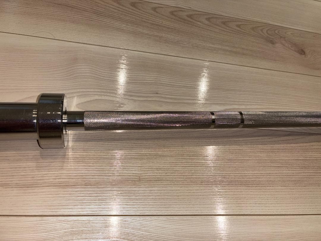 iROTEC オリンピックバーベルシャフト 径50mm 長さ220cm シルバー