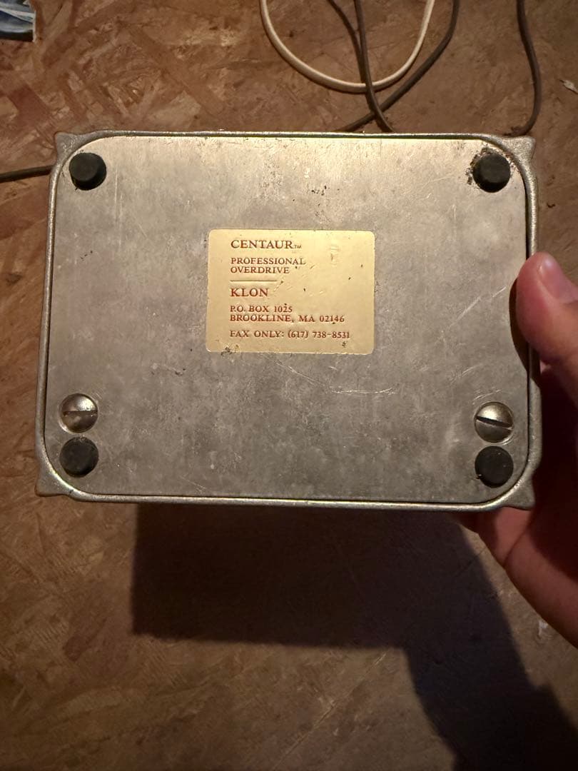 【動作OK】Klon Centaur long tail silver