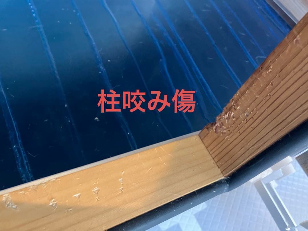 【外観内観は美品】◆咬み傷有り◆防音ケージ　キャスター付き　犬小屋製作工房k