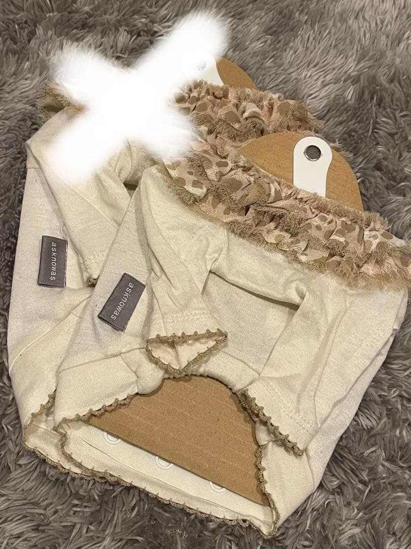 As know as de wan チュール襟シャツ2枚セット