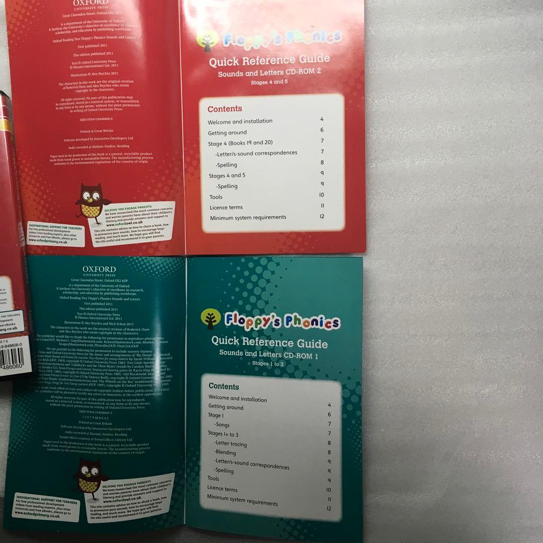 Floppy's Phonics CD-ROM 1 & 2セット