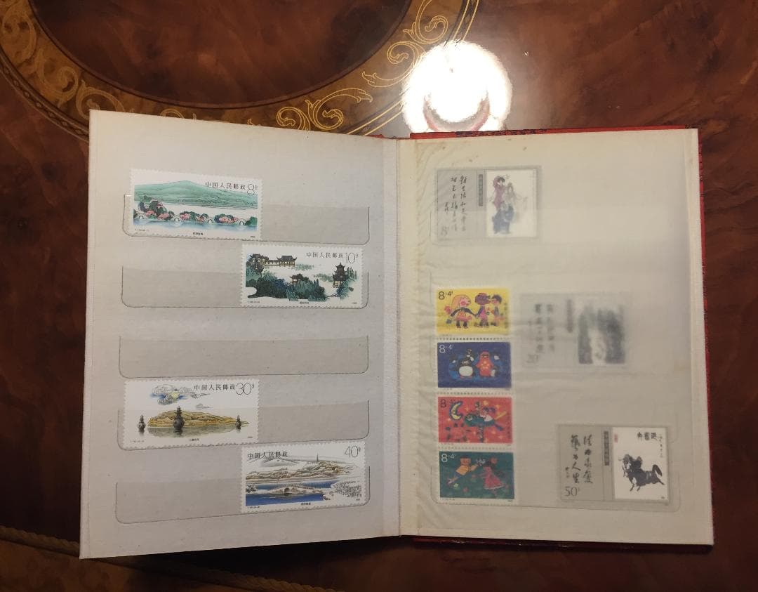 新品未使用中国切手・全種類シリーズ揃い・1986年～1991年発行・合計102枚