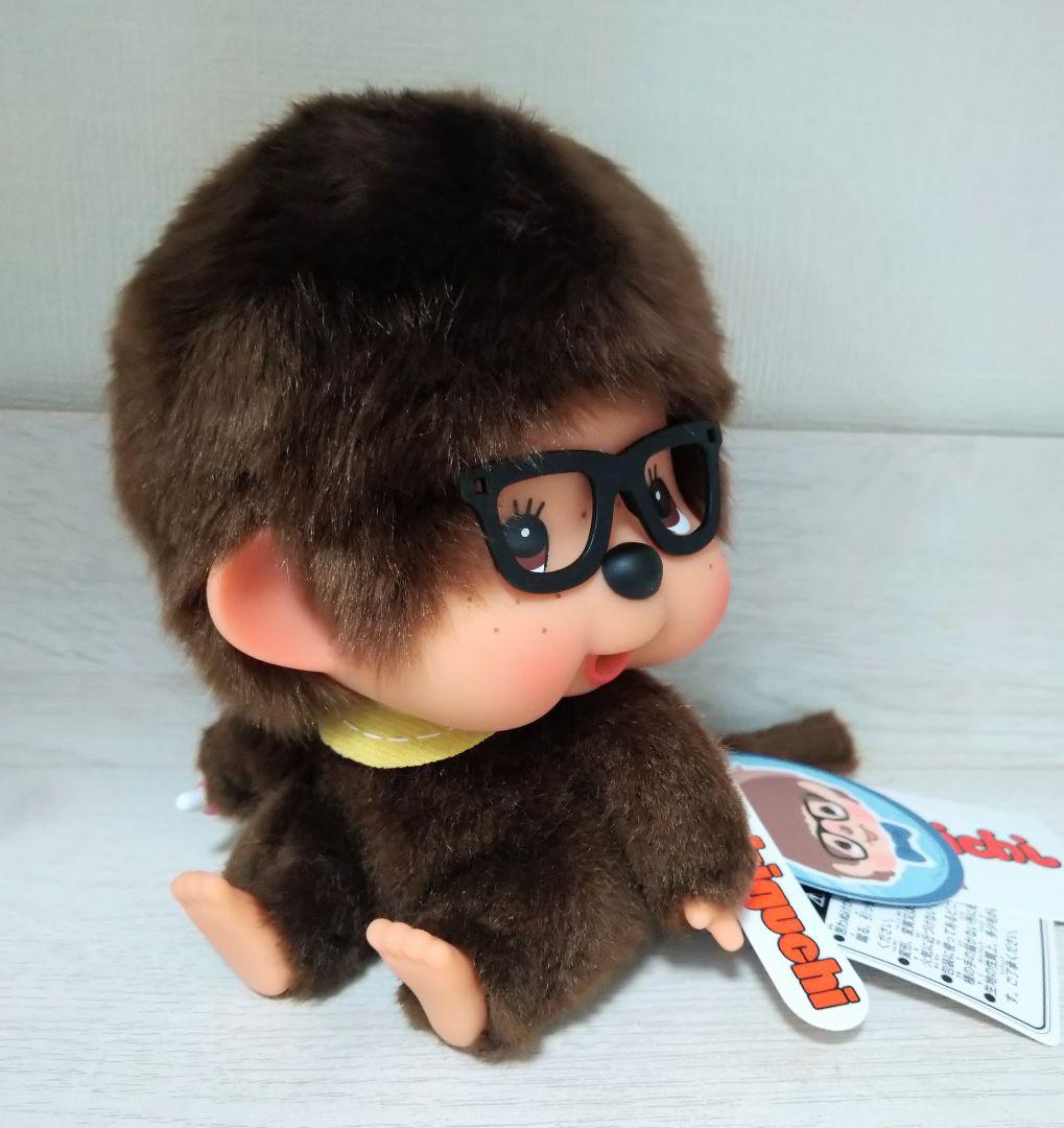 新品 モンチッチ 顔デカ メガネ 座り イエーロ 男の子 香港限定 726295