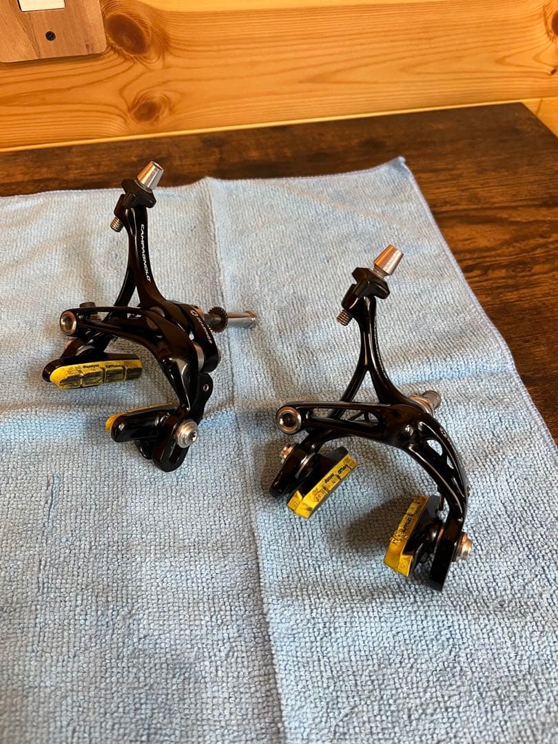 カンパニョーロ　スーパーレコード11速用クランク、前後ディレイラー、前後ブレーキ