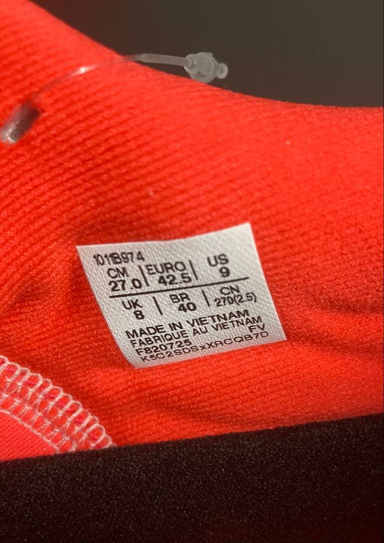 【伊吹藍】未使用・アシックス・ノヴァブラスト5・レッド・27cm