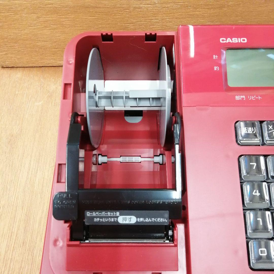 【ほぼ未使用】CASIO SR-G3 EX レジスター レッド