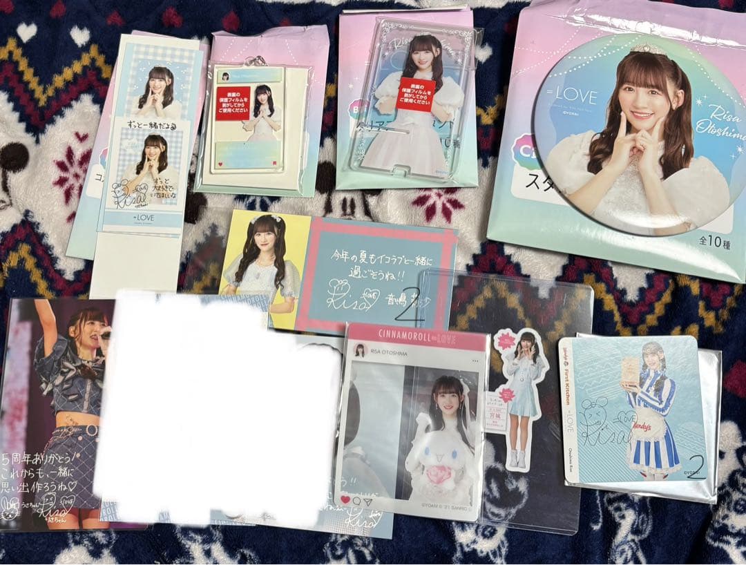 イコラブ 音嶋莉沙 まとめ売り 直筆 アクスタ 缶バッジ グッズ