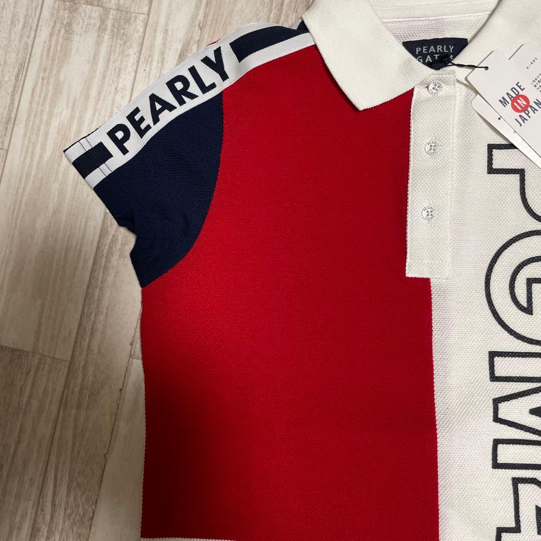 新品　 PEARLY GATES ポロシャツ O ホワイト
