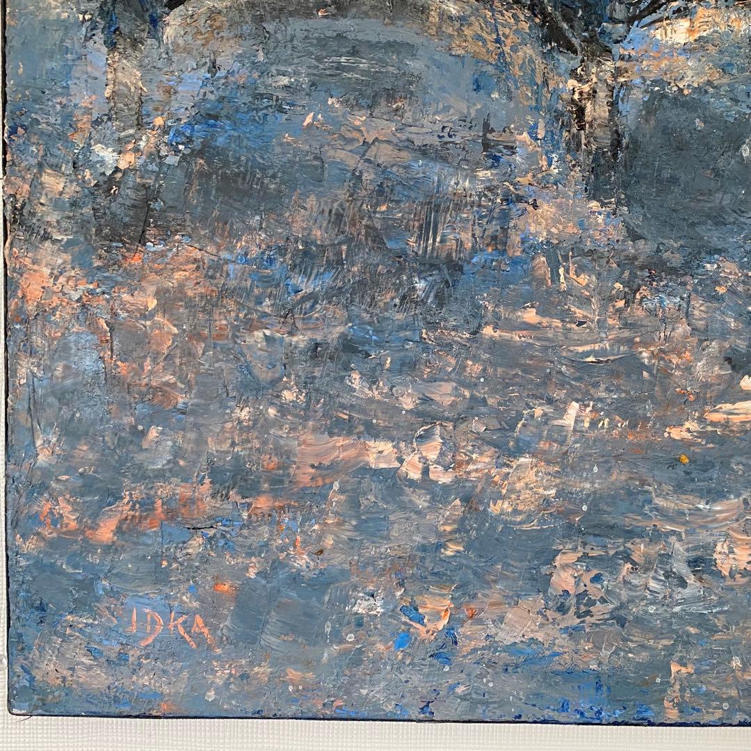 【美品♥️】 パリ 油絵 セーヌ川 橋 ⭐︎ フランス購入 絵画 ⭐︎ Paris ♪