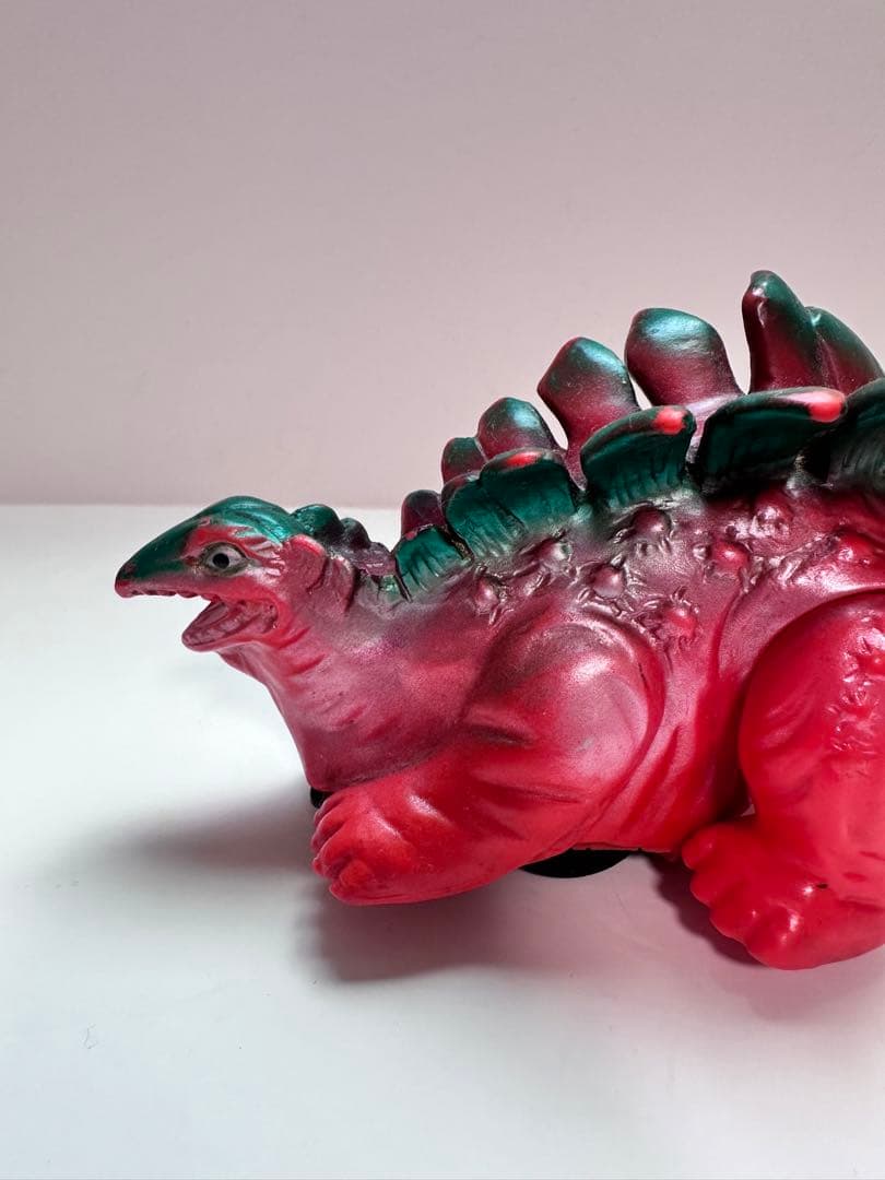 昭和当時物　発火恐竜 すてござうるす フリクショントイ ソフビ