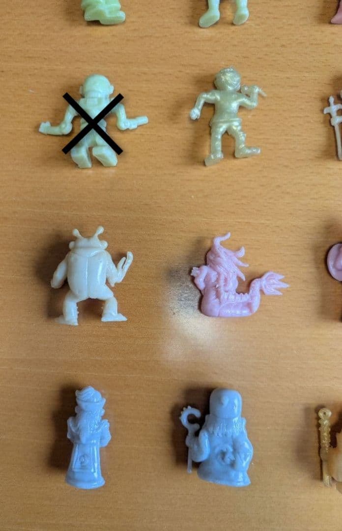 バラ売り可 ネクロスの要塞 6弾 16種 14体 レトロ フィギュア ロッテ