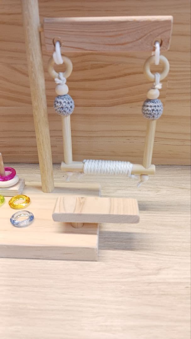 gb7　ミニアスレチック　止まり木　バードトイ　フォージングトイ　文鳥　インコ