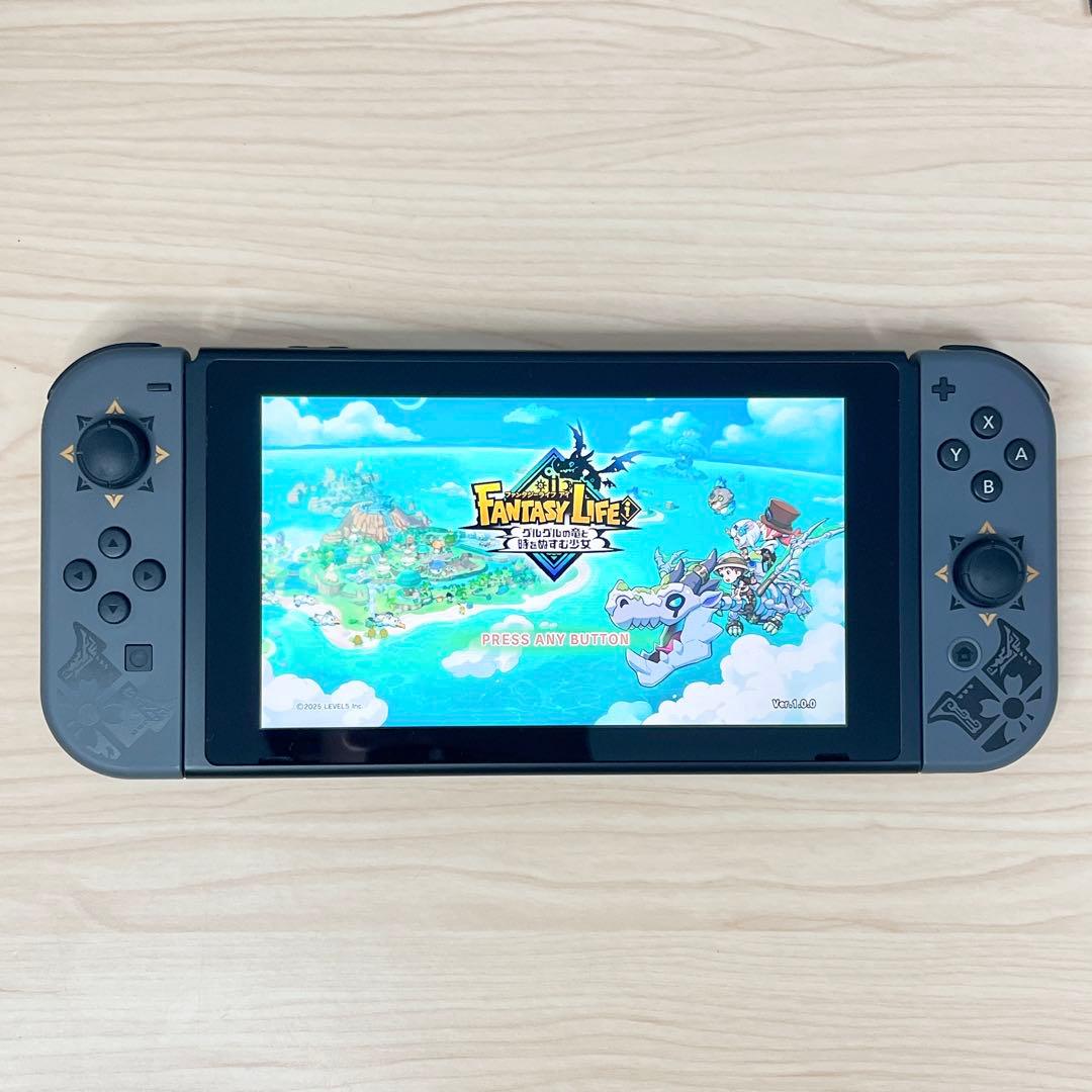 【美品】Switch本体 モンスターハンターライズ スペシャルエディション