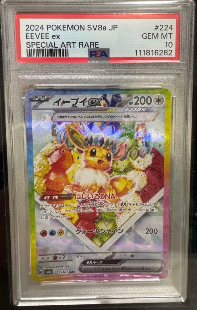 ［PSA10］10連番‼️テラスタルフェス　ブイズ　SAR ※ケースおまけ❗️