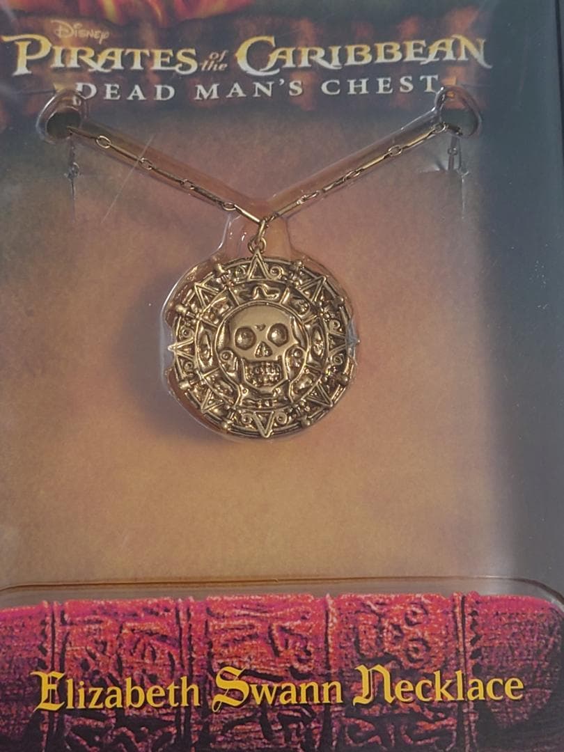 在庫ラスト　パイレーツ・オブ・カリビアン エリザベスのネックレス　アステカの金貨