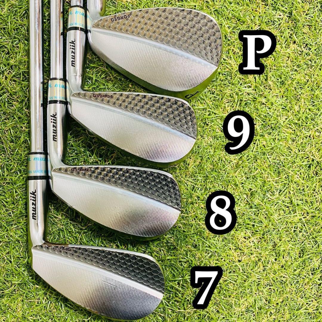 ムジーク オンザスクリュー ディープマッスル メンズアイアンセット 7本 S
