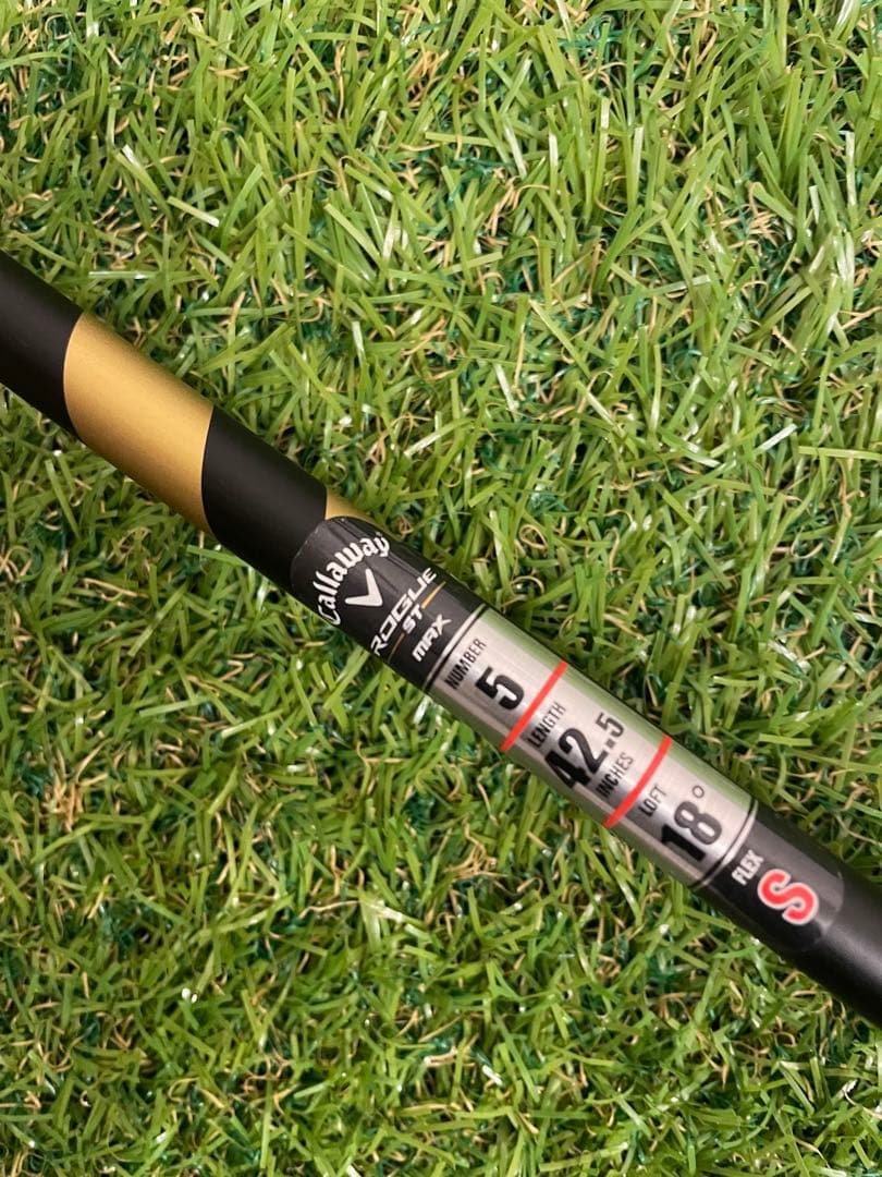 キャロウェイ　ローグST MAX 5W 5番ウッド　純正カーボン　S カバー付
