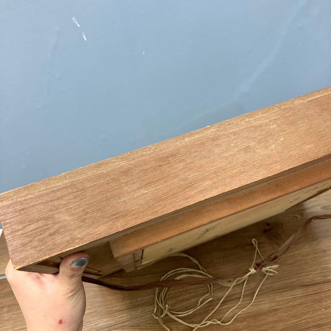 染色額装品 静物画（器と椿）小海原三勇 署名入 新築祝 絵画 額装 額縁