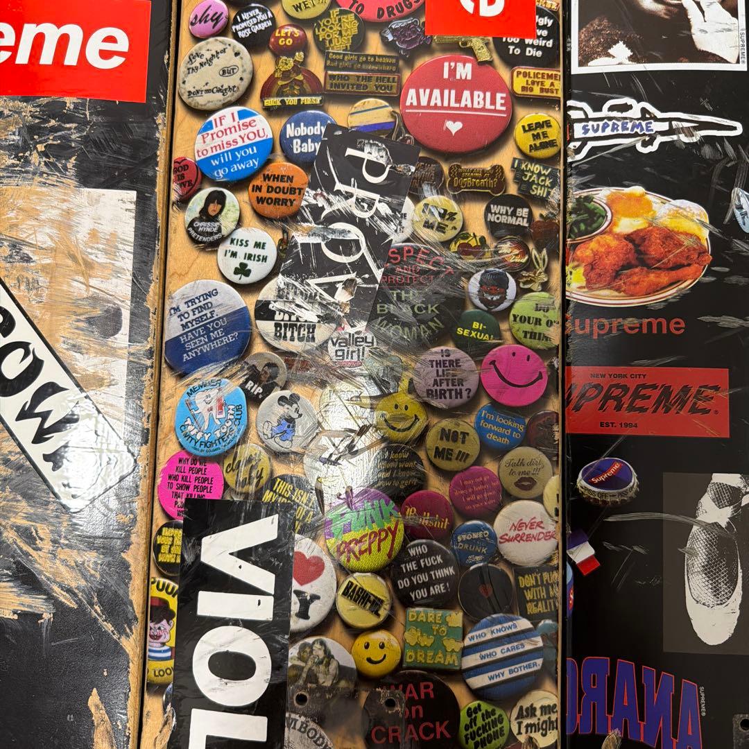 Supreme スケボーデッキ 3枚セット
