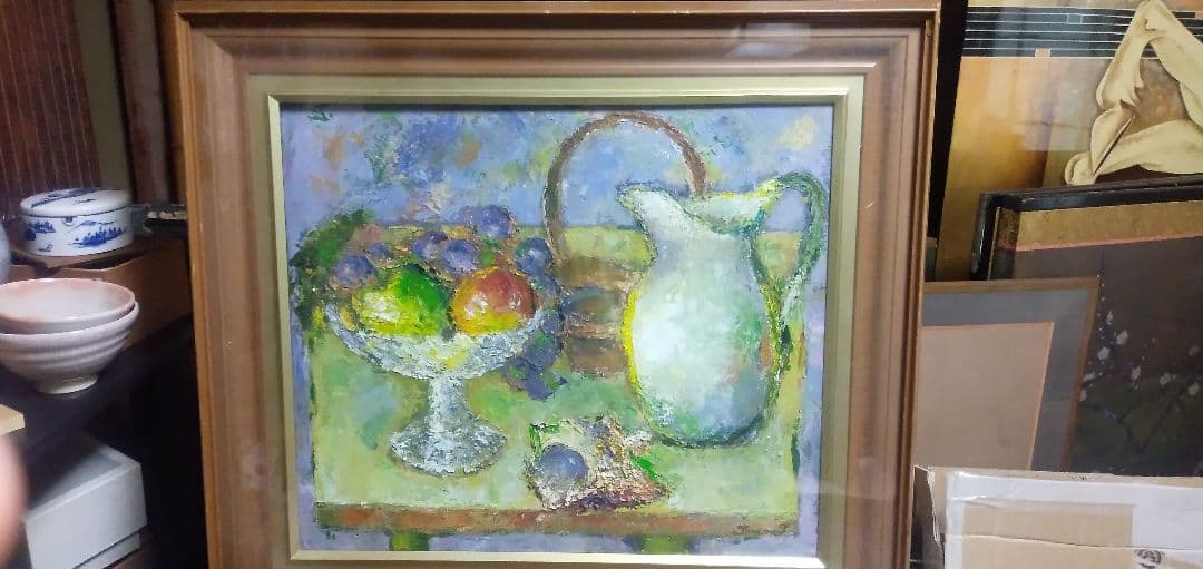 森知子の10号直筆油絵です