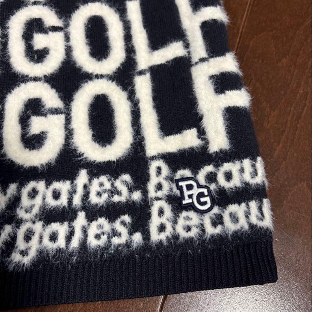 パーリーゲイツ GOLF柄ジャガード織スカートサイズ1